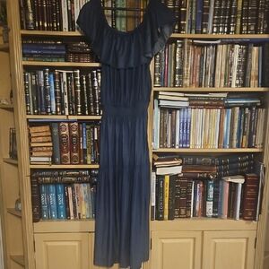 INC International Concepts Navy Maxi Dress